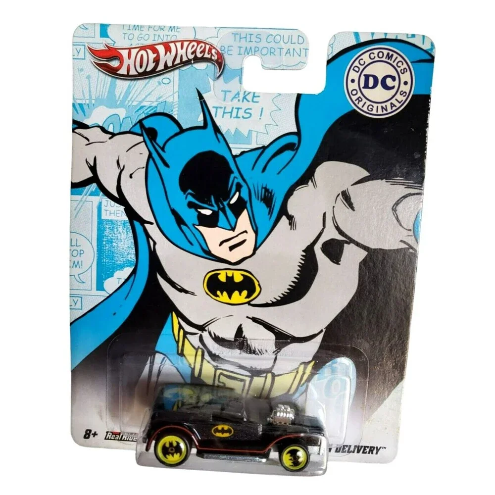 2011 Hot Wheels DOUBLE DEMON DELIVERY Black Pop Culture DC Comics 1:64 RR-5SP